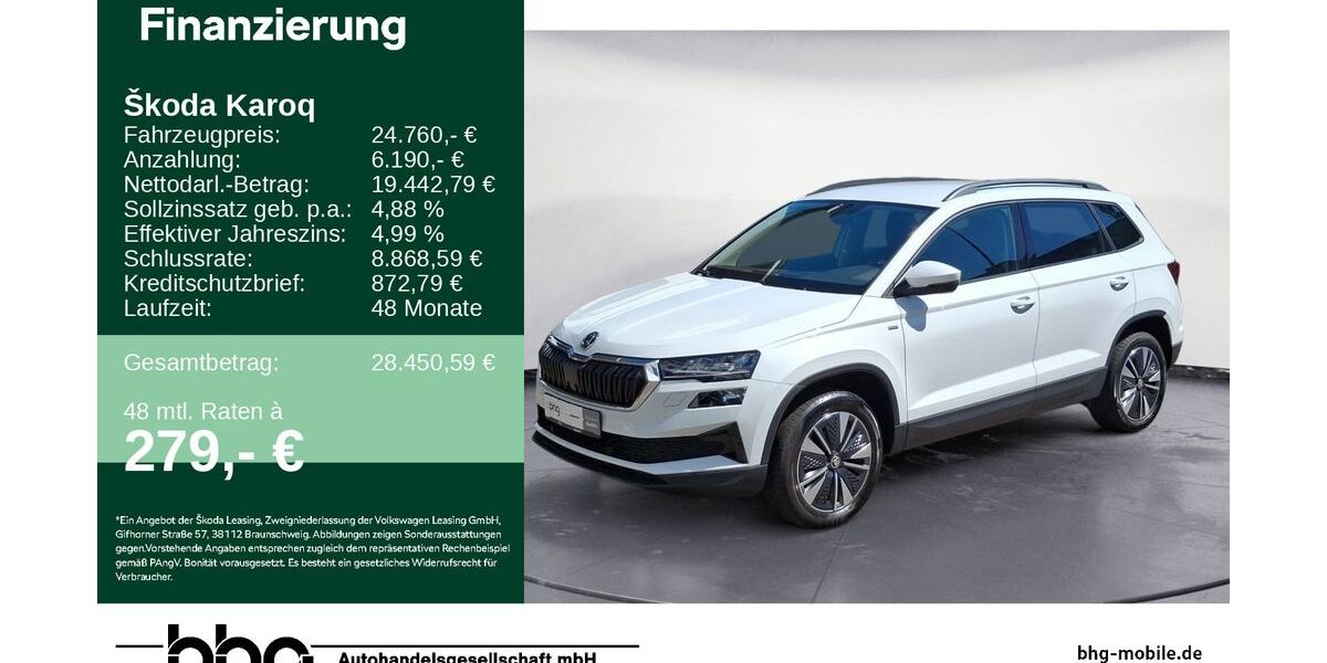 Skoda Karoq 53.402 km 23.960 &euro; Lörrach 79540