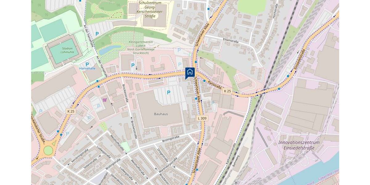 Gewerbeobjekt Lübeck St. Lorenz Nord - 2 Zimmer, 2.250.000&euro; | Angebot:25211164