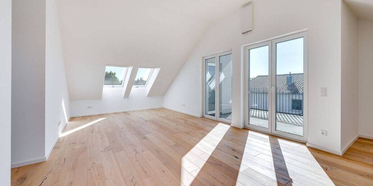 AIGNER - Erstbezug: Moderne, lichtdurchflutete Dachgeschosswohnung in Maisach! 4 zimmer