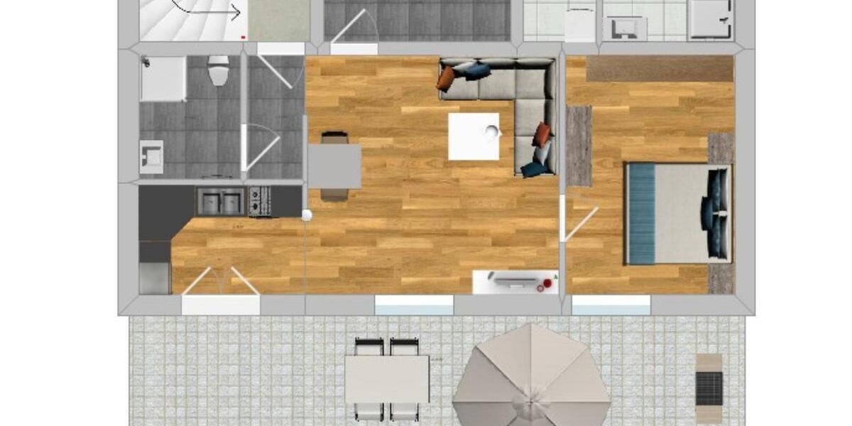 Erdgeschoßwohnung Erkelenz - 2.5 Zimmer, 60 m&sup2;, 590&euro; | Angebot:24848997