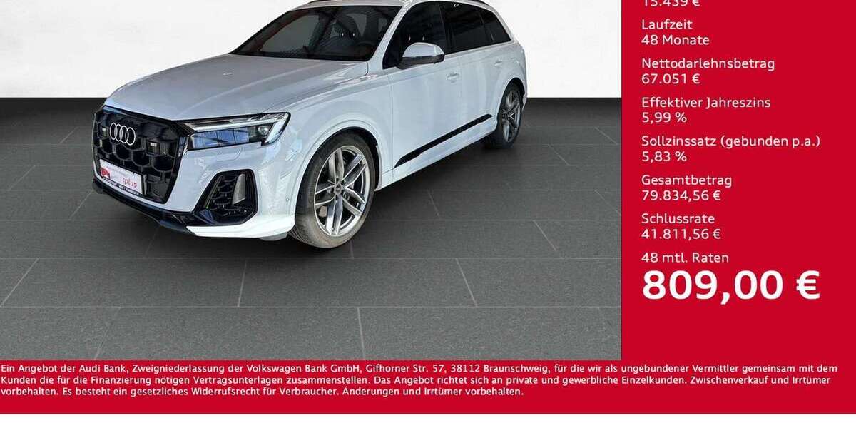 Audi Q7 10.527 km 82.490 &euro; Wesel 46485