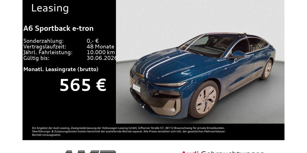 Audi A6 e-tron 8.590 km 53.980 &euro; Borna 04552