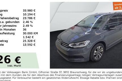 VW Touran 27.443 km 33.980 &euro; Fürth 90763