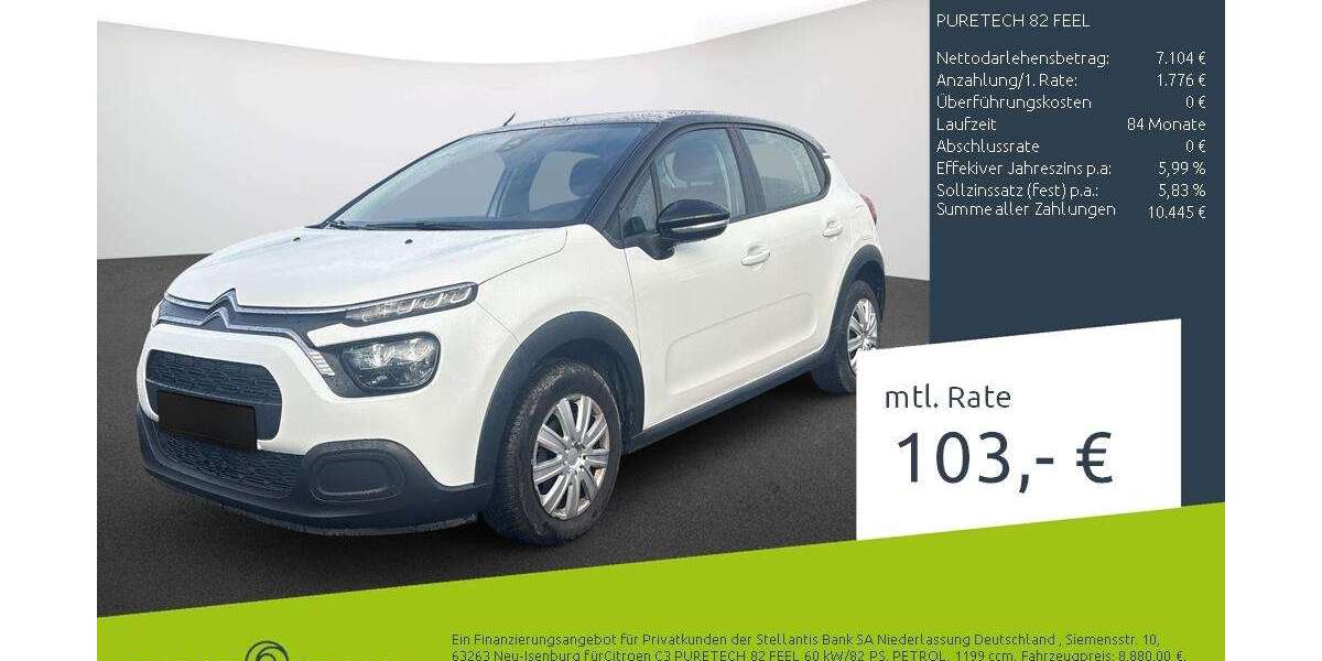 Citroen C3 52.635 km 8.989 &euro; Dülmen 48249