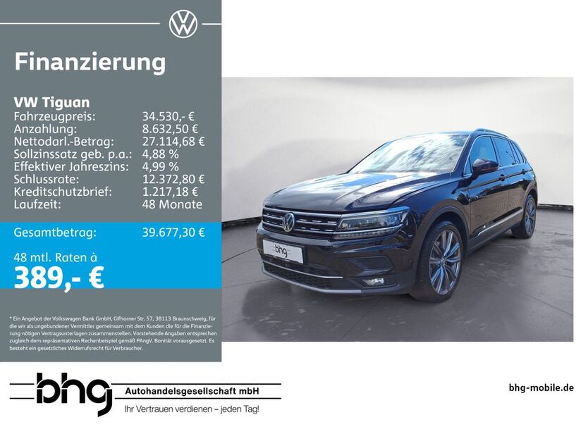 VW Tiguan 83.405 km 32.960 € Freiburg 79115