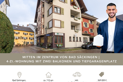 Wohnung zum Kaufen in Bad Säckingen 269.000 € 112 m² 4 zimmer