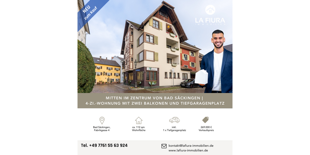 Wohnung zum Kaufen in Bad Säckingen 269.000 € 112 m² 4 zimmer