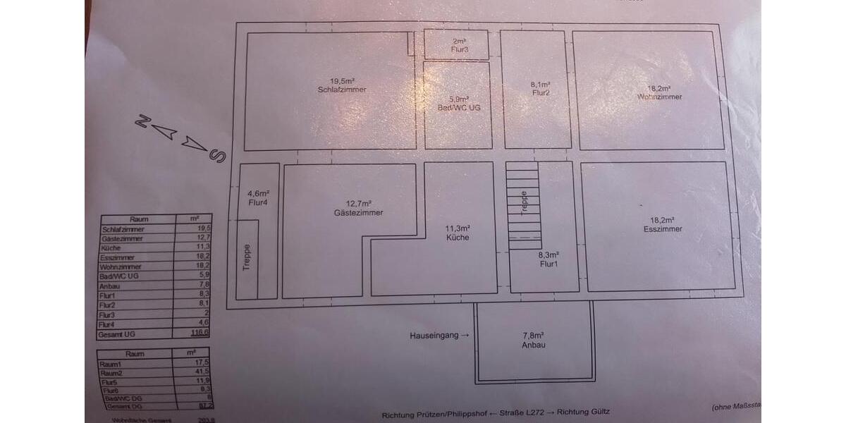 Einfamilienhaus Burow - 6 Zimmer, 204 m&sup2;, 75.000&euro; | Angebot:27108365