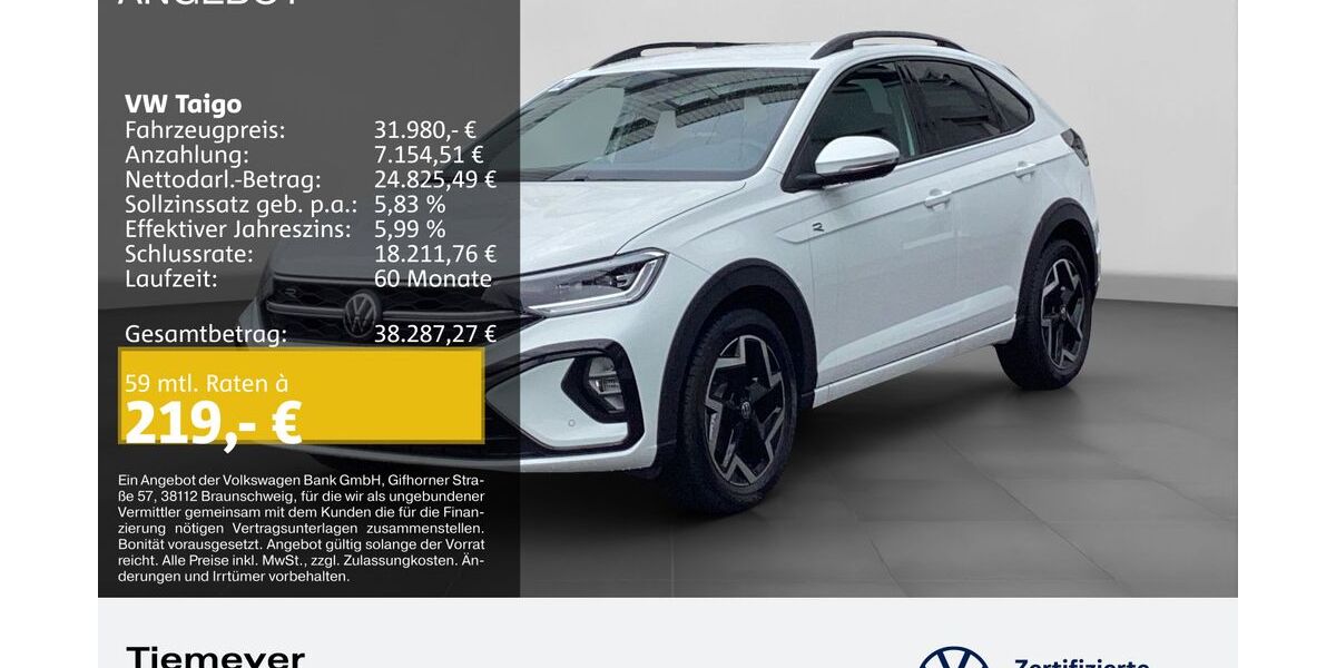 VW Taigo 3.999 km 29.940 &euro; Bochum 44892