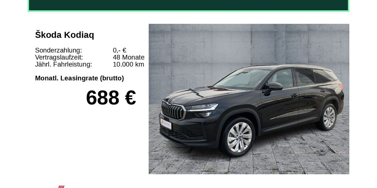 Skoda Kodiaq 2.000 km 57.870 &euro; Bamberg 96052