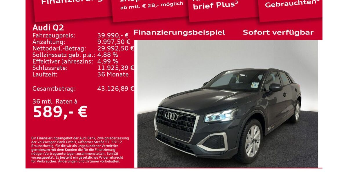 Audi Q2 6.001 km 39.990 &euro; Berlin 12489