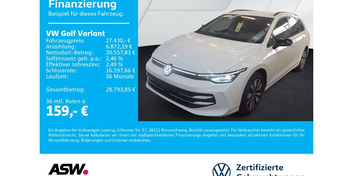 VW Golf 26.100 km 27.430 € Neckarsulm 74172