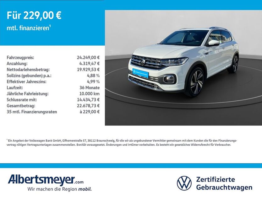 VW T-Cross 34.878 km 24.249 € Leinefelde-Worbis/DE 37327