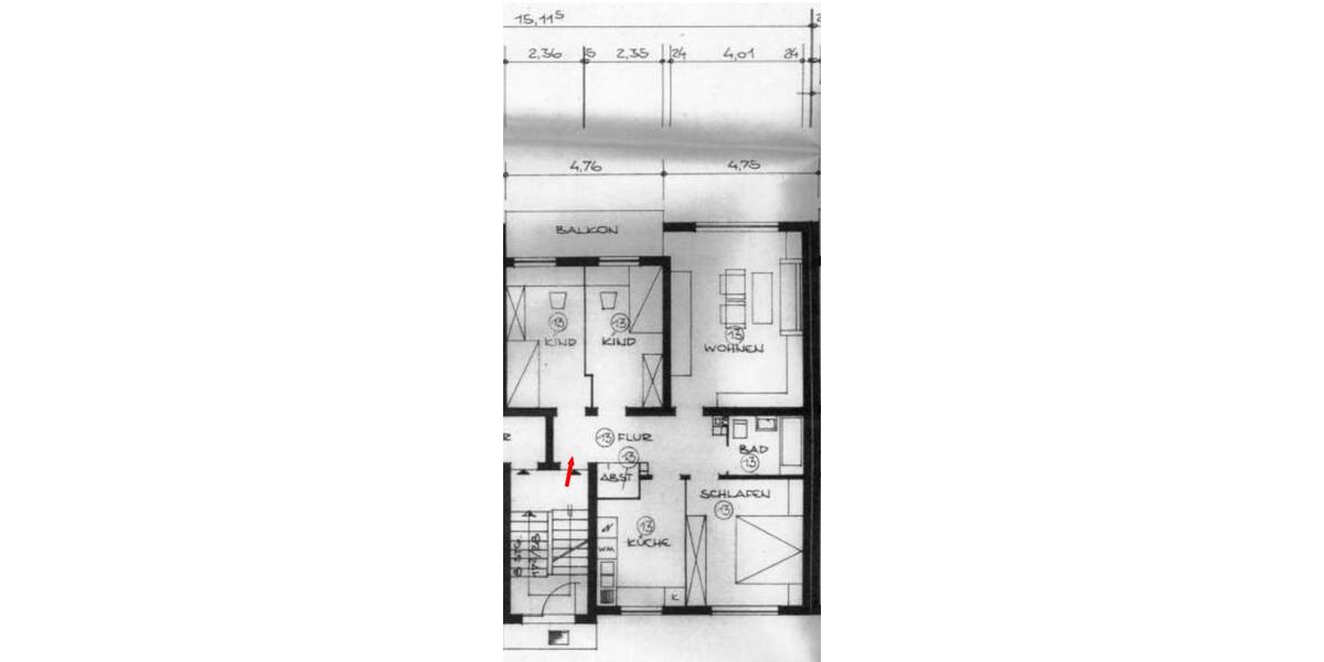Erdgeschoßwohnung Harrislee - 4 Zimmer, 80 m&sup2;, 879&euro; | Angebot:26314351
