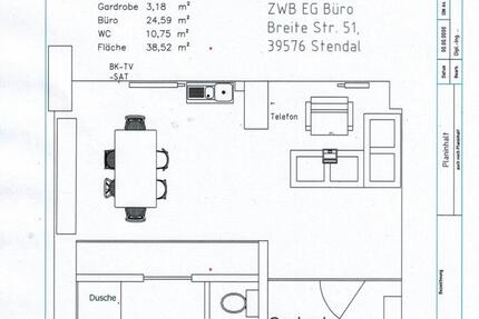 PraxisFußpfl.LagerraumBüro im Zentrum von SDL zu vermieten zimmer