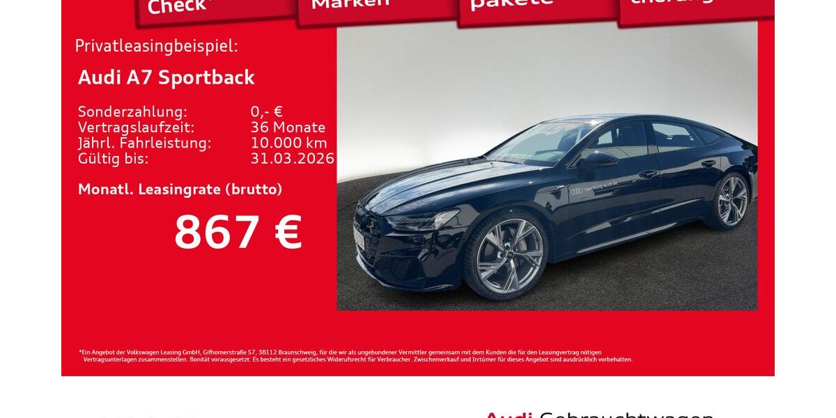 Audi A7 9.912 km 72.212 &euro; Hamburg 22529