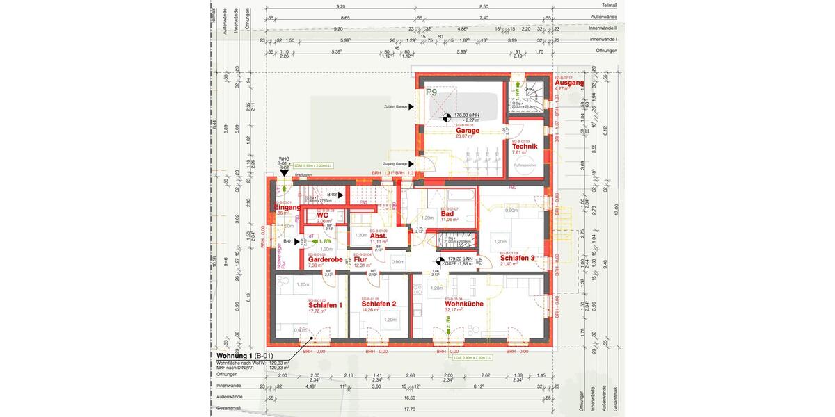 Erdgeschoßwohnung Bielefeld Schildesche - 5 Zimmer, 130 m&sup2;, 1.950&euro; | Angebot:26347759