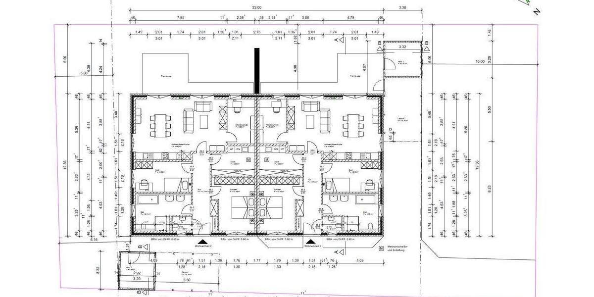 Doppelhaushälfte Apen / Augustfehn Lengenermoor - 4 Zimmer, 118 m&sup2;, 1.350&euro; | Angebot:25697189