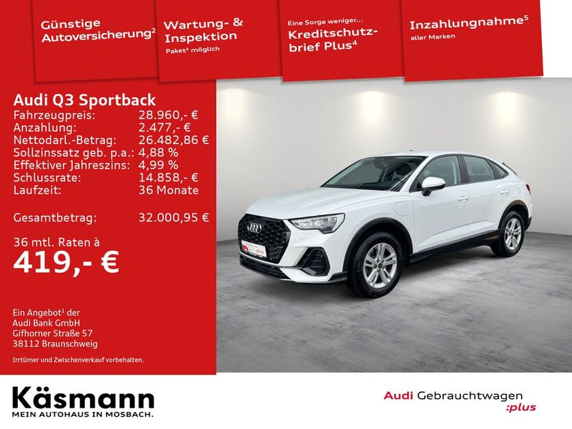 Audi Q3 59.334 km 28.960 € Mosbach 74821