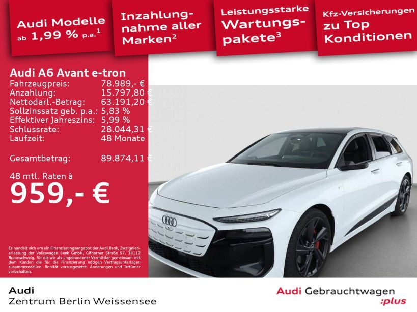 Audi A6 e-tron 11.646 km 78.489 € Berlin 13088