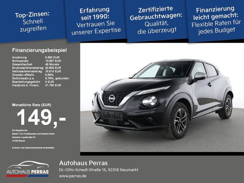 Nissan Juke 21.538 km 21.750 € Neumarkt 92318