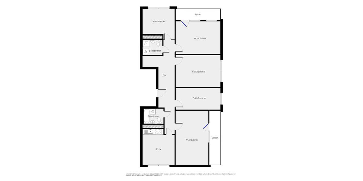 Etagenwohnung Cottbus Sachsendorf - 5 Zimmer, 120 m&sup2;, 903&euro; | Angebot:25304614