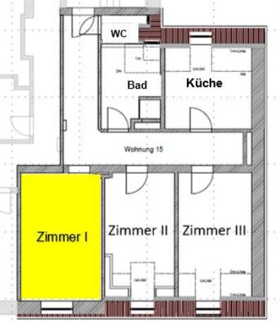 Dachgeschoßwohnung München Schwanthalerhöhe - 1 Zimmer, 100 m&sup2;, 750&euro; | Angebot:25959532