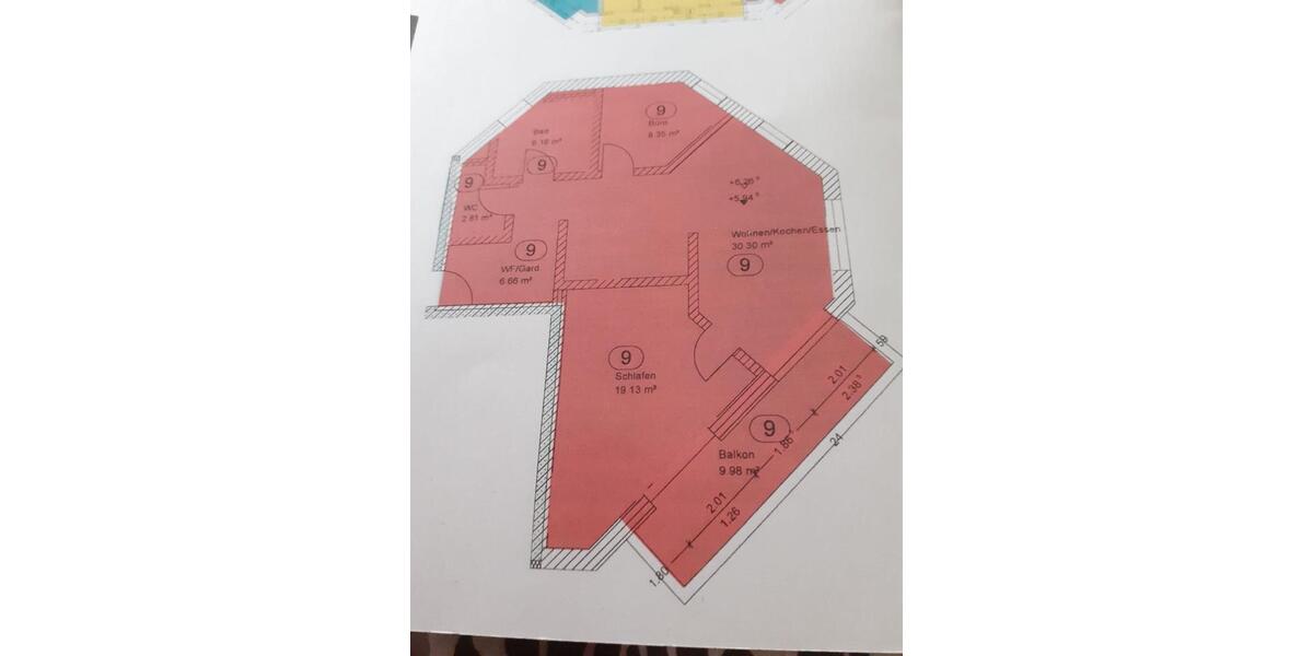 Dachgeschoßwohnung Neuhaus am Inn - 2.5 Zimmer, 76 m&sup2;, 300.000&euro; | Angebot:26960012