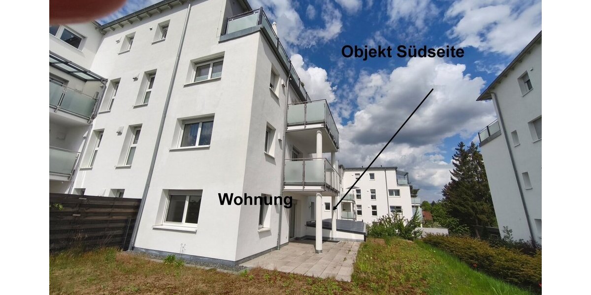 Wohnen wie im eigenen Haus! 4-Zi WFL 114 m² Ki-Z-Gäste-Z-Home-Office Terrasse-Garten 2 Tiefgaragenplätze ab sofort. - Erdgeschoßwohnung Kemnath Beste Lage | Angebot:26490228