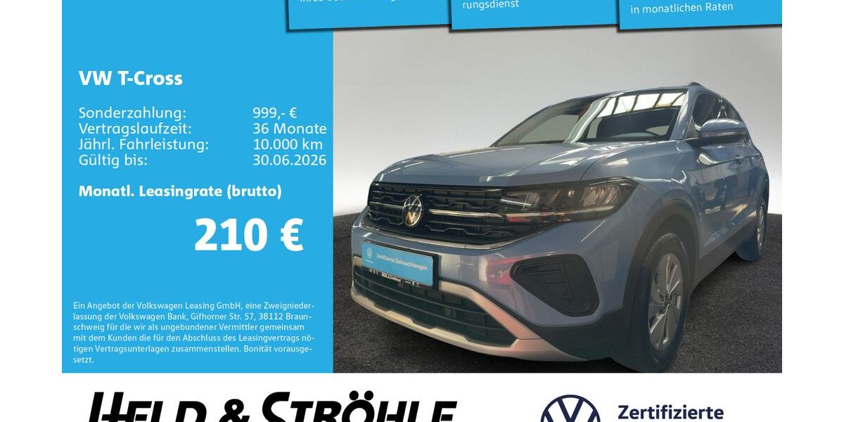 VW T-Cross 9.156 km 22.960 &euro; Neu-Ulm 89231