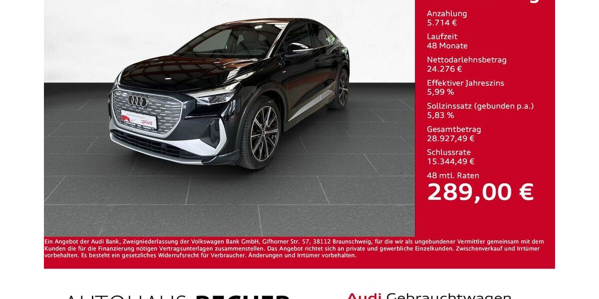 Audi Q4 e-tron 77.503 km 28.990 &euro; Wesel 46485