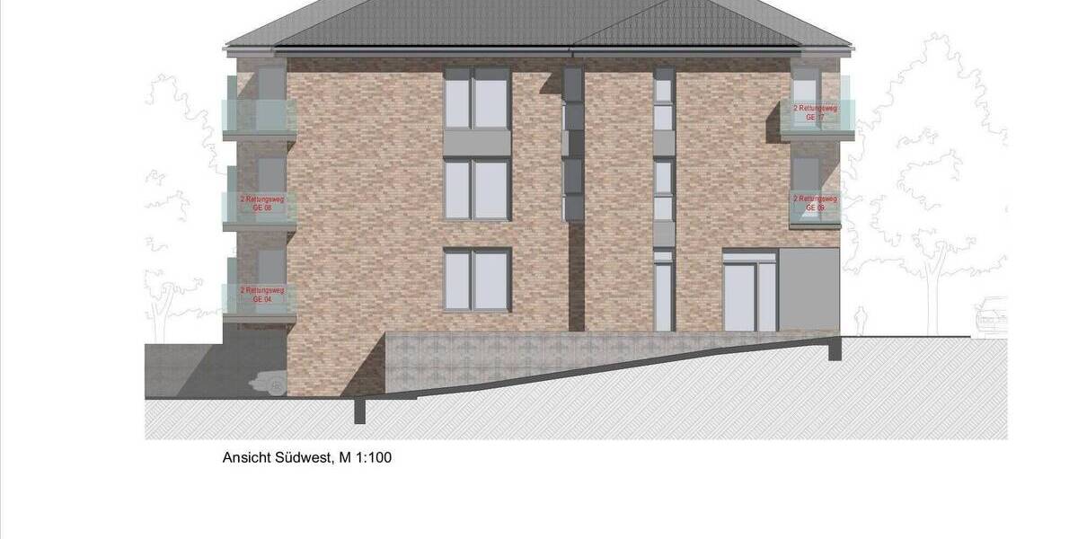 Etagenwohnung Schortens Heidmühle - 2 Zimmer, 61 m&sup2;, 249.000&euro; | Angebot:25772874