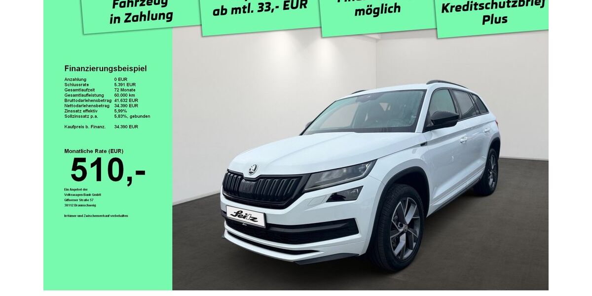 Skoda Kodiaq 61.250 km 33.999 &euro; Weingarten 88250