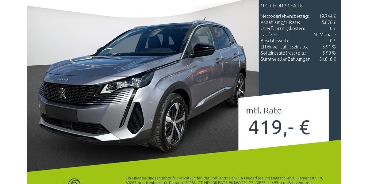 Peugeot 3008 24.802 km 23.949 &euro; Ahaus 48683