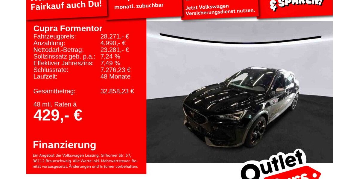 Cupra Formentor 60.475 km 27.988 &euro; Weinheim 69469