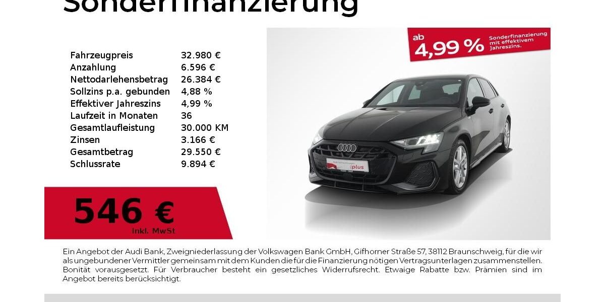 Audi A3 27.532 km 33.990 &euro; Nürnberg 90441