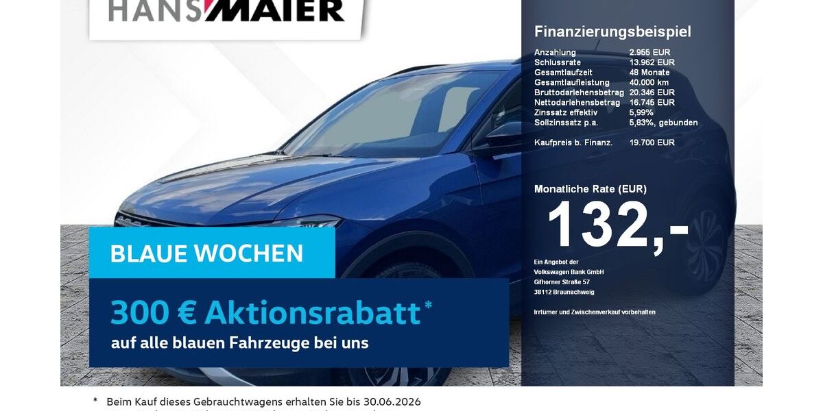 VW T-Cross 44.238 km 19.700 &euro; Erding 85435