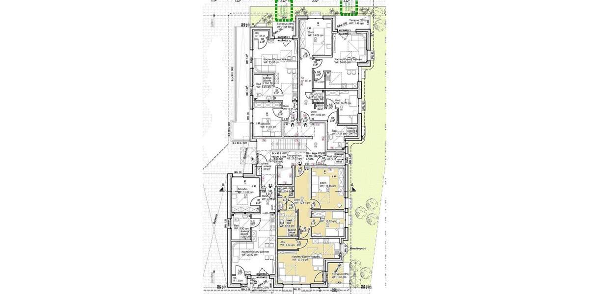 Etagenwohnung Geilenkirchen Tripsrath - 3 Zimmer, 80 m&sup2;, 336.000&euro; | Angebot:24973044