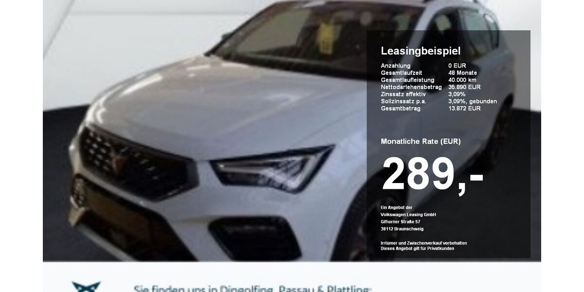 Cupra Ateca 28.420 km 35.890 &euro; Plattling 94447