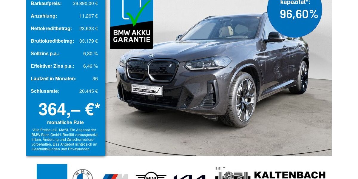 BMW iX3 79.425 km 39.890 &euro; Wiehl 51674