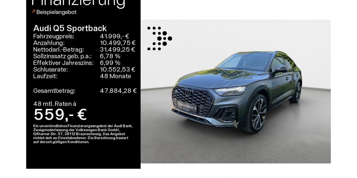 Audi Q5 46.500 km 41.999 &euro; Linsengericht 63589