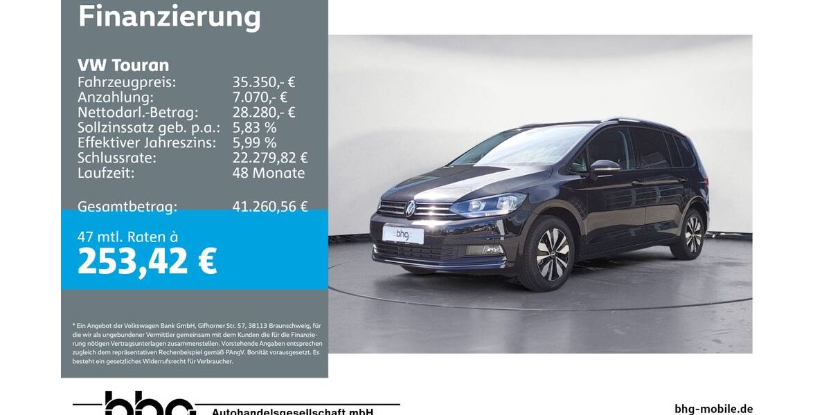 VW Touran 16.900 km 33.860 &euro; Rottweil 78628