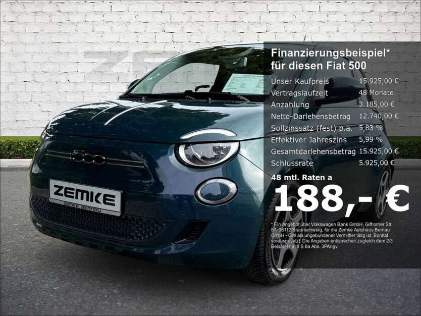 Fiat 500 32.979 km 15.925 € Bernau 16321