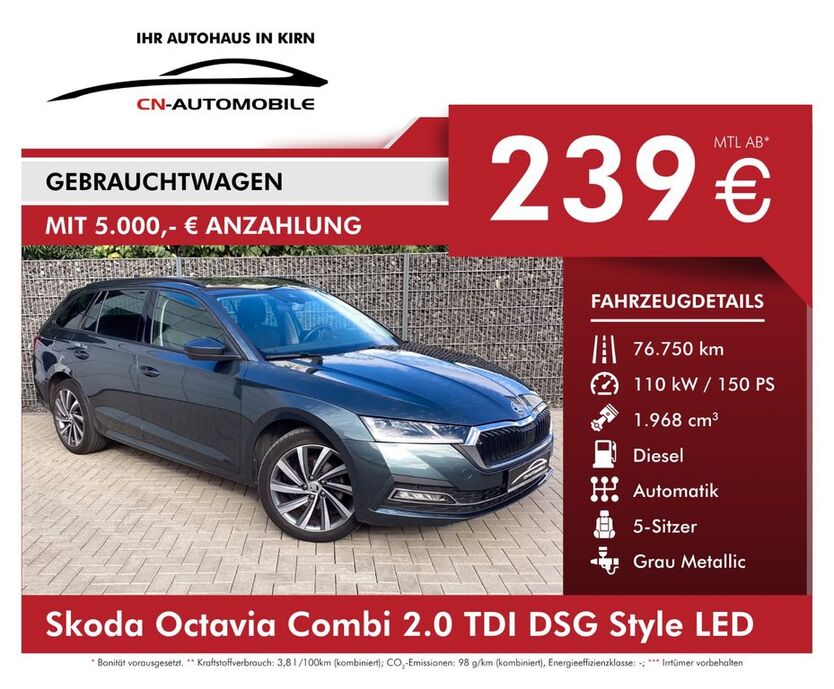 Skoda Octavia 76.750 km 25.990 € Kirn 55606
