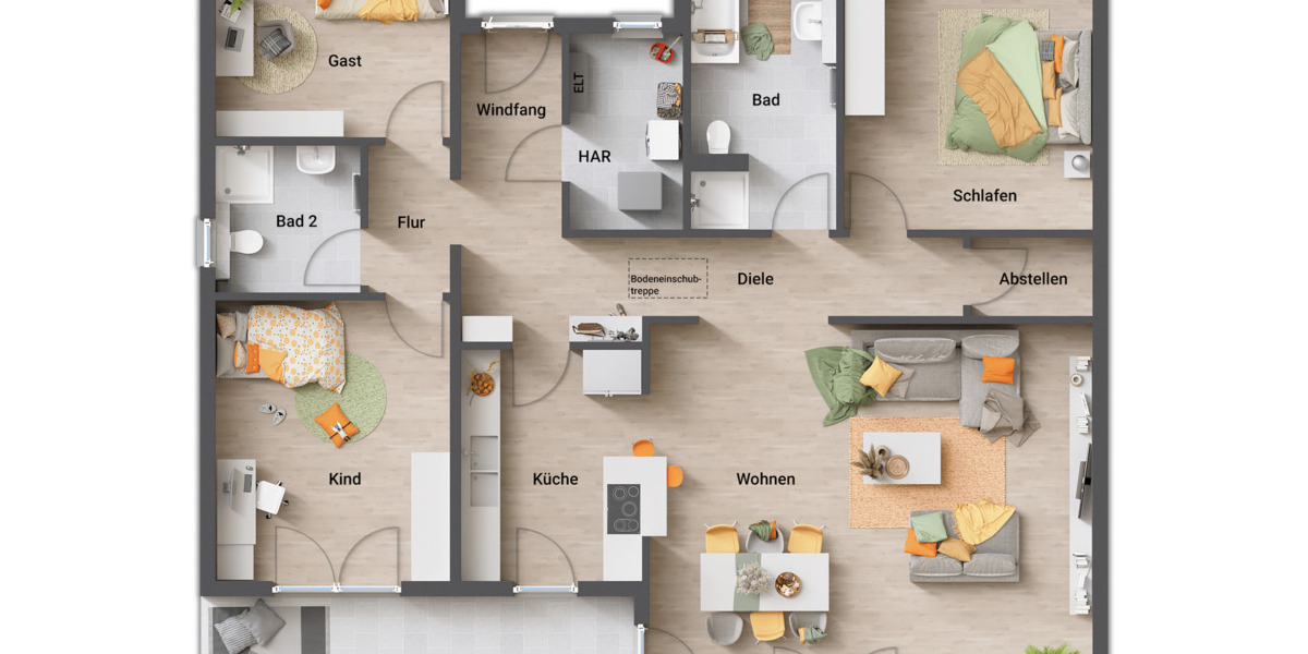 Bungalow Waxweiler - 5 Zimmer, 133 m&sup2;, 360.000&euro; | Angebot:26476572