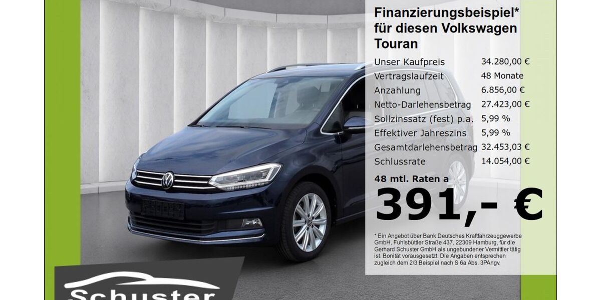 VW Touran 25.202 km 34.279 &euro; Ruhstorf 94099