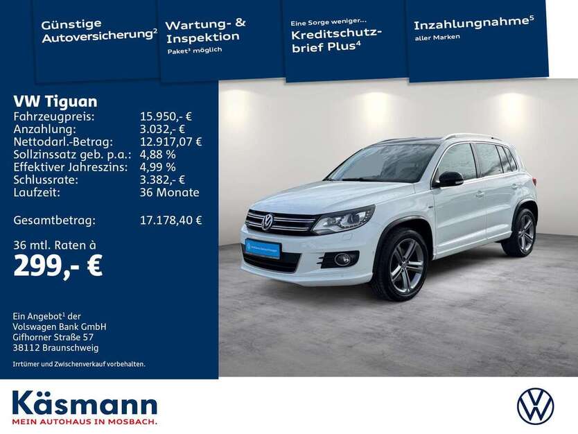 VW Tiguan 136.423 km 15.950 € Mosbach 74821