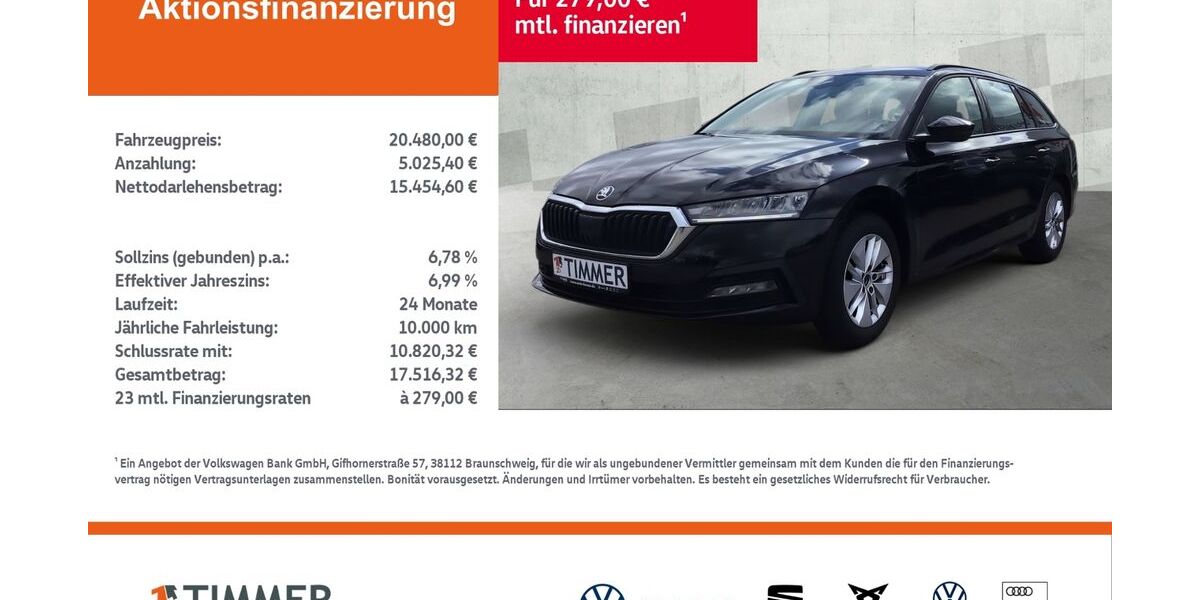 Skoda Octavia 97.371 km 20.290 &euro; Meppen 49716