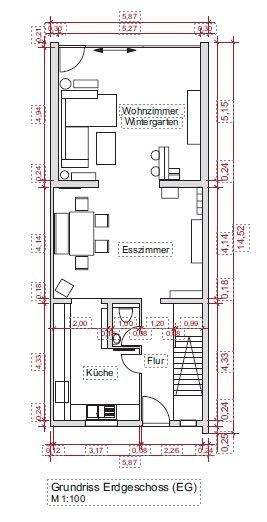 Reihenmittelhaus Reutlingen / Orschel-Hagen Orschel-Hagen - 3 Zimmer, 126 m&sup2;, 498.000&euro; | Angebot:24699442