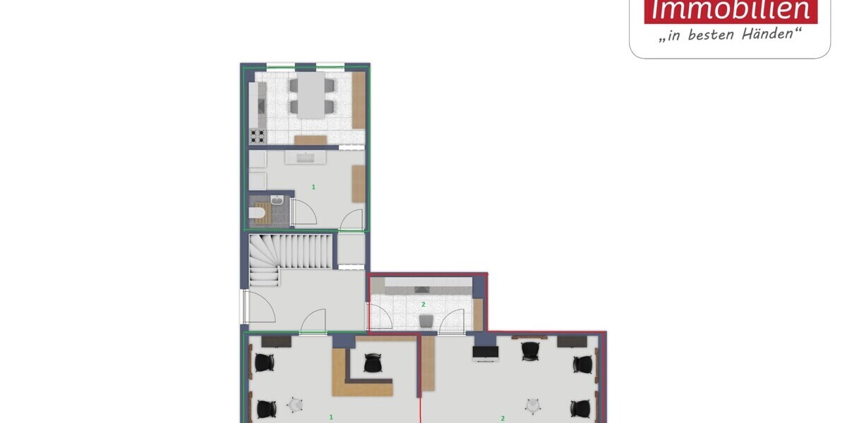 Attraktive Büro- & Ladenfläche in 83416 Saaldorf – 27 m², vergrößerbar auf 66 m² - frei ab sofort. - Gewerbeobjekt Saaldorf-Surheim Saaldorf-Surheim | Angebot:26445348